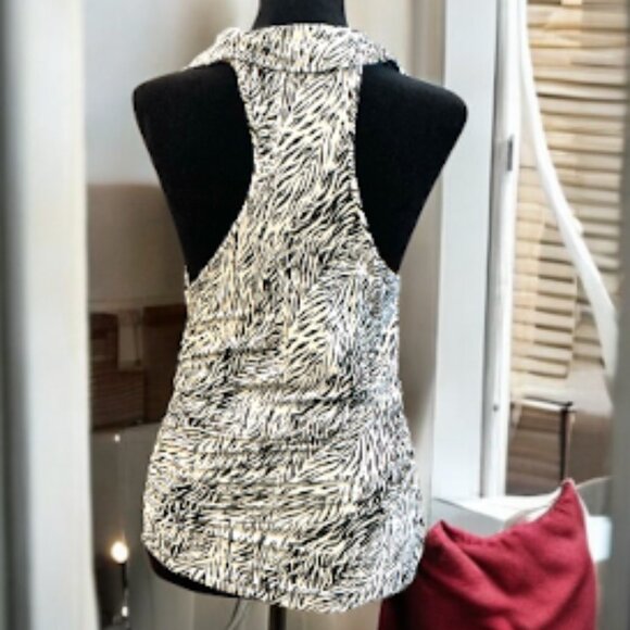 Free People Zebra Print Top ~ L - Picture 2 of 3